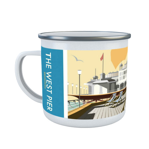 West Pier, Brighton Enamel Mug