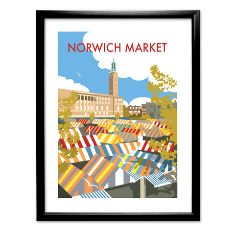 Norwich Market Art Print