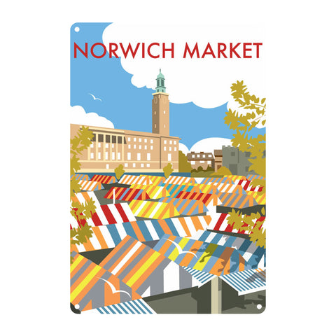Norwich Market Metal Sign