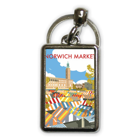 Norwich Market Metal Keyring