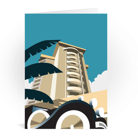 Miami Blank Greeting Card