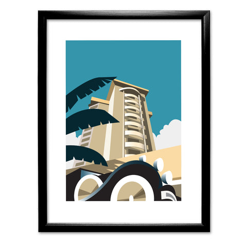 Miami Blank Art Print