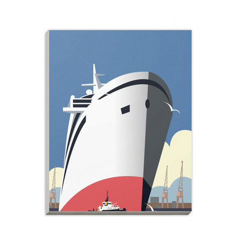 Ocean Cruises Blank A6 Notepad