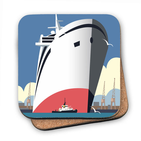 Ocean Cruises Blank Coaster