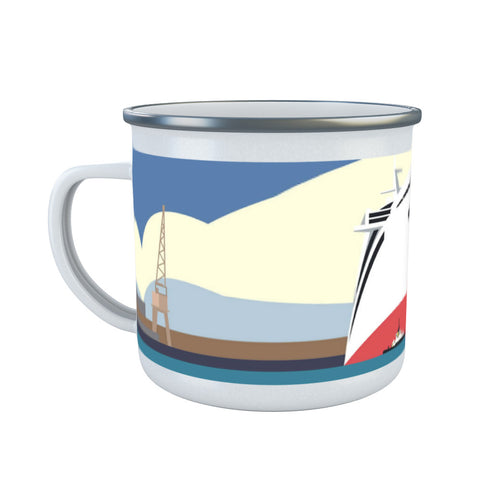 Ocean Cruises Blank Enamel Mug