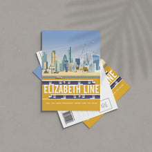 Load image into Gallery viewer, The Elizabeth Line Postcard Pack of 8