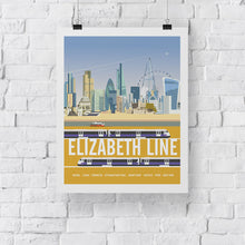 Load image into Gallery viewer, The Elizabeth Line Art Print
