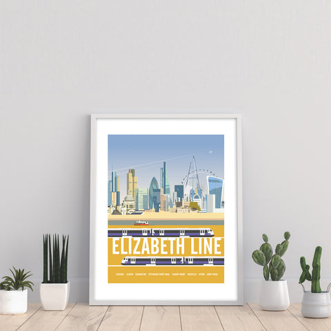 The Elizabeth Line Art Print