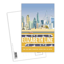 Load image into Gallery viewer, The Elizabeth Line Postcard Pack of 8