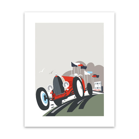 Goodwood Blank Art Print