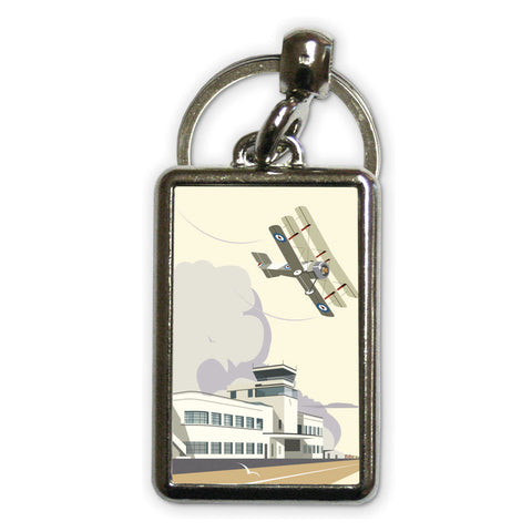 Shoreham Airport Blank Metal Keyring