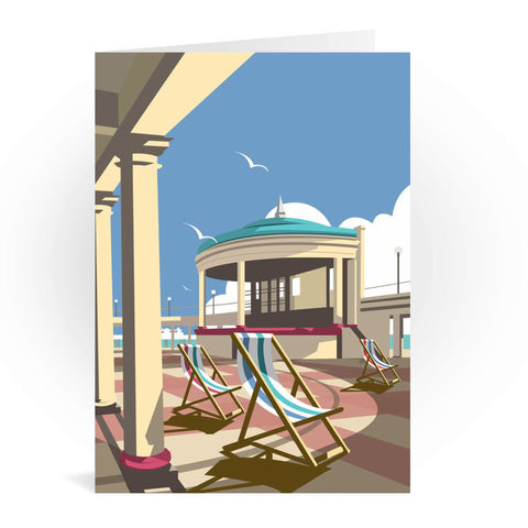 Eastbourne Bandstand Blank Greeting Card