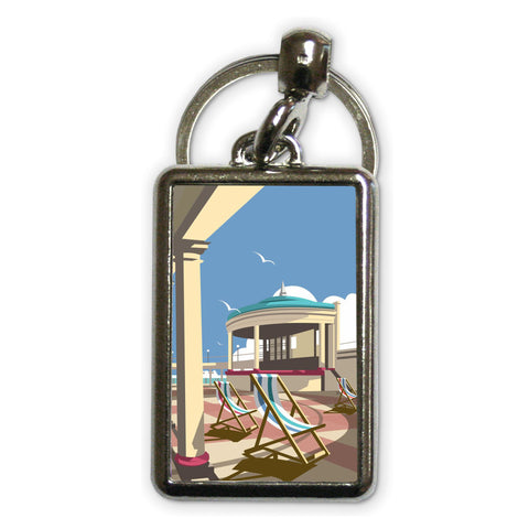 Eastbourne Bandstand Blank Metal Keyring