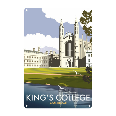 Kings College, Cambridge Metal Sign