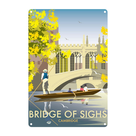 Bridge of Sighs, Cambridge Metal Sign