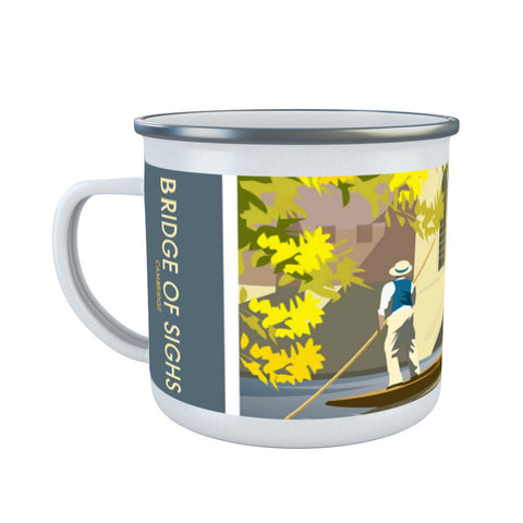 Bridge of Sighs, Cambridge Enamel Mug