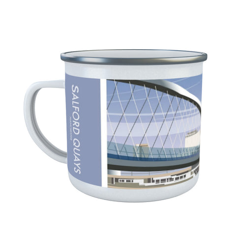 Salford Quays Enamel Mug