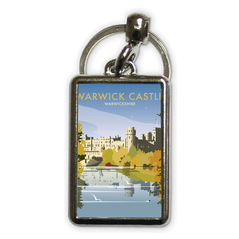 Warwick Castle Metal Keyring