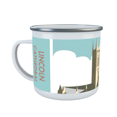 Lincoln Cathedral Enamel Mug