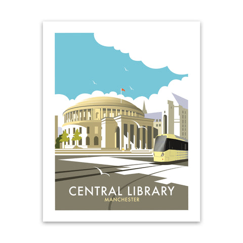 Manchester Central Library Art Print