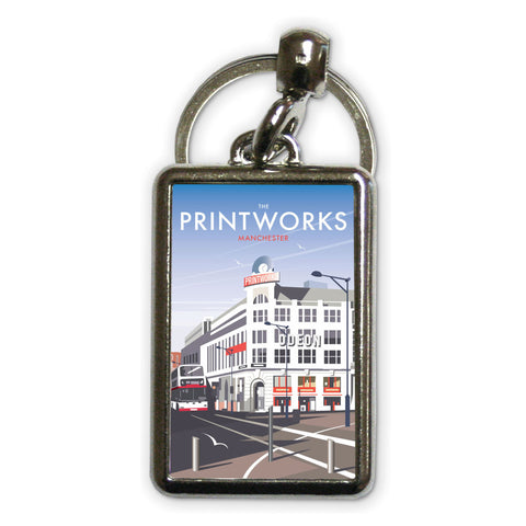 Manchester Printworks Metal Keyring