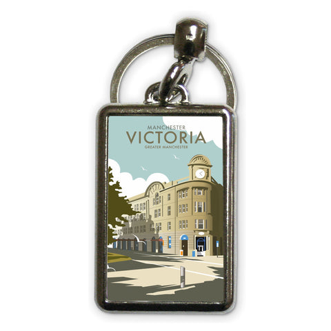 Manchester Victoria Metal Keyring
