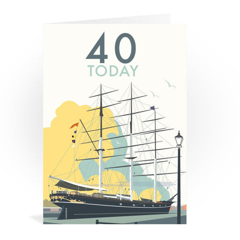 Cutty Sark 40th Greeting Card