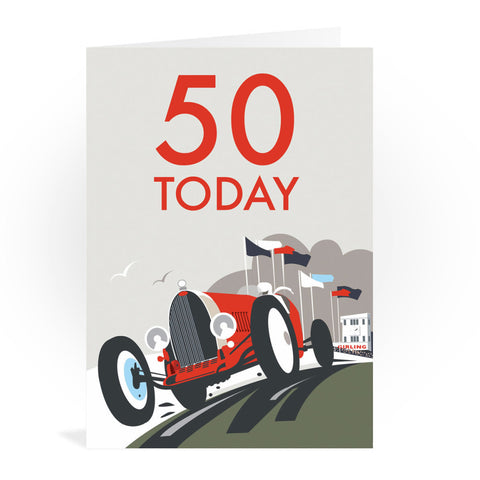 Goodwood 50th Greeting Card
