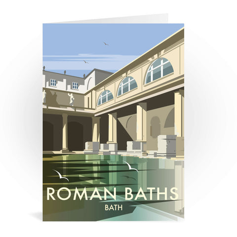 Roman Baths Greeting Card
