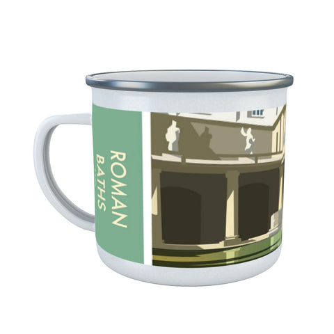 Roman Baths Enamel Mug