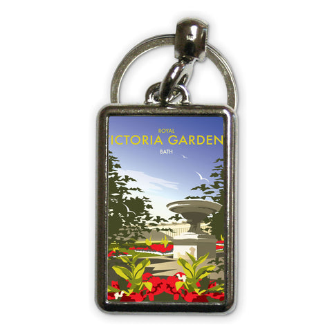 Royal Victoria Gardens  Metal Keyring