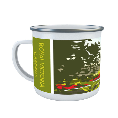 Royal Victoria Gardens  Enamel Mug