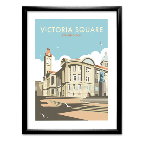 Victoria Square, Birmingham Art Print