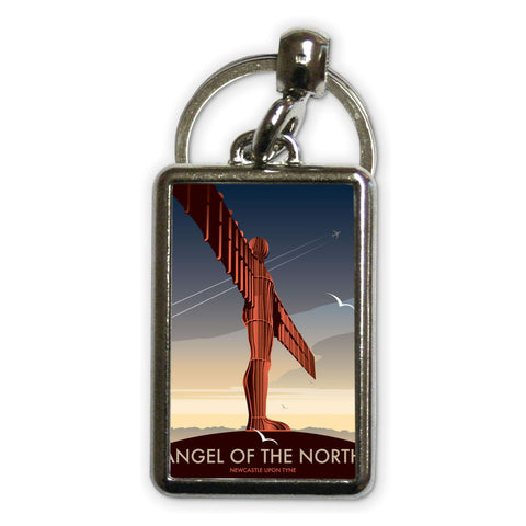 Angel of the North Metal Keyring