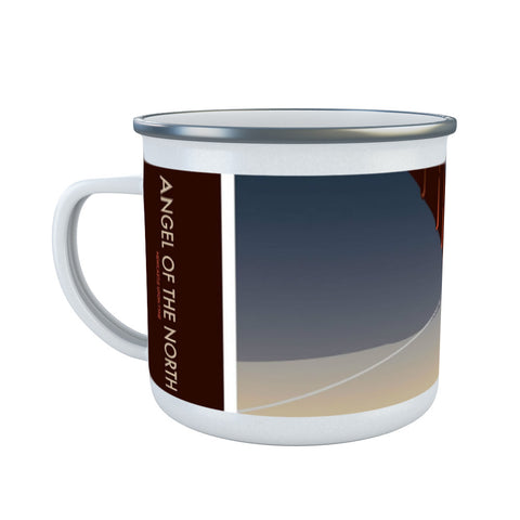 Angel of the North Enamel Mug