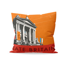 Load image into Gallery viewer, Tate Britain (Orange) Cushion