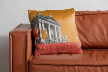 Load image into Gallery viewer, Tate Britain (Orange) Cushion