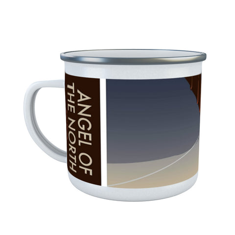 Angel of the North Gateshead Enamel Mug
