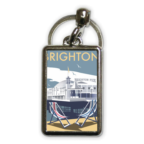 Brighton Pier Metal Keyring