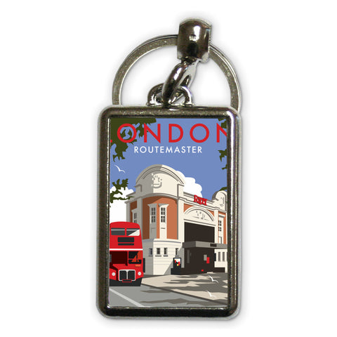 London Routemaster Ritzy Metal Keyring