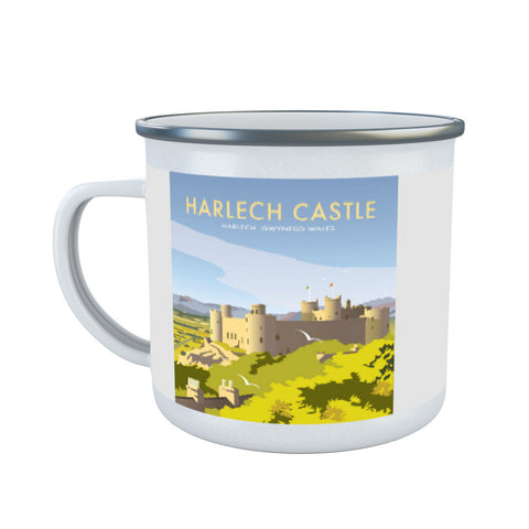 Harlech Castle Enamel Mug