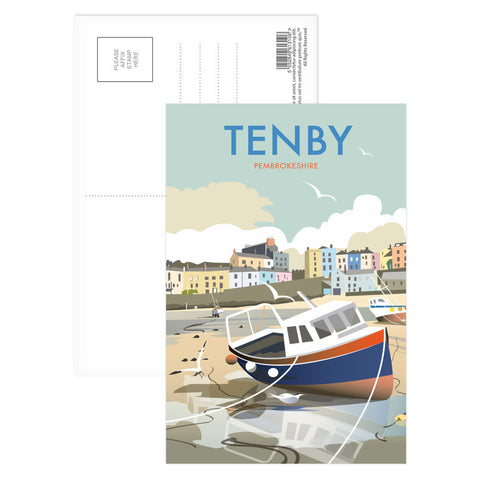 Tenby Postcard Pack of 8