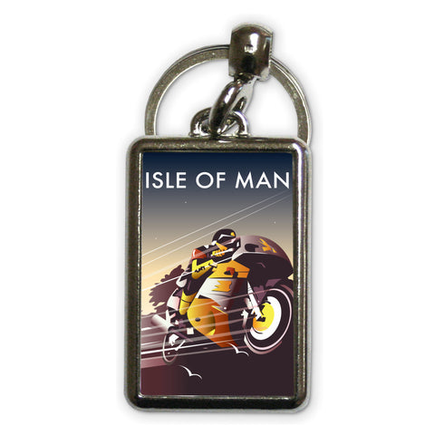 TT Racer Metal Keyring
