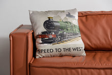 Load image into Gallery viewer, Speed To The West Cushion
