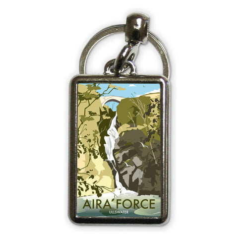 Aira Force, Lake District Metal Keyring