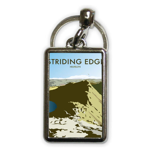 Helvellyn Edge, Lake District Metal Keyring