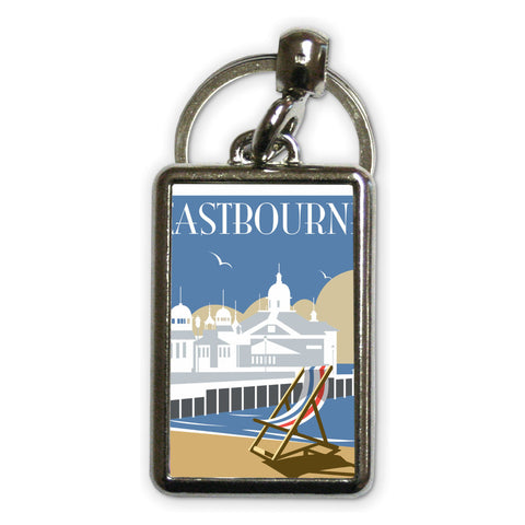 Eastbourne Metal Keyring
