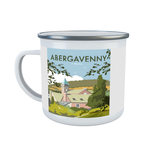Abergavenny Enamel Mug