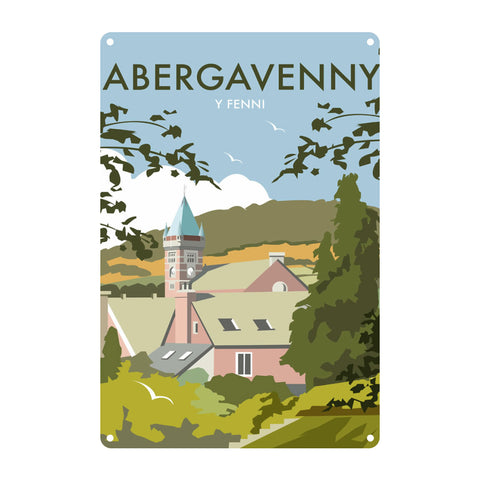 Abergavenny Metal Sign