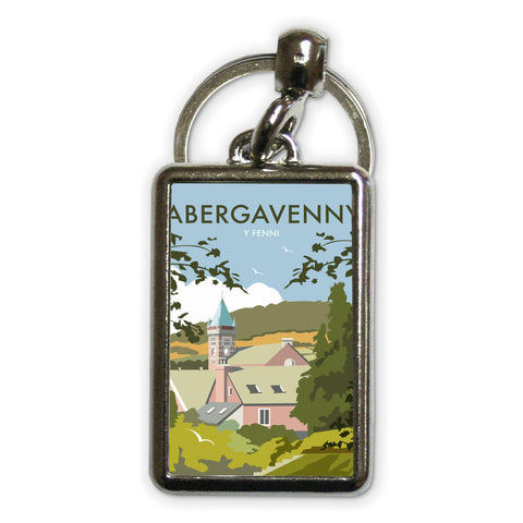 Abergavenny Metal Keyring